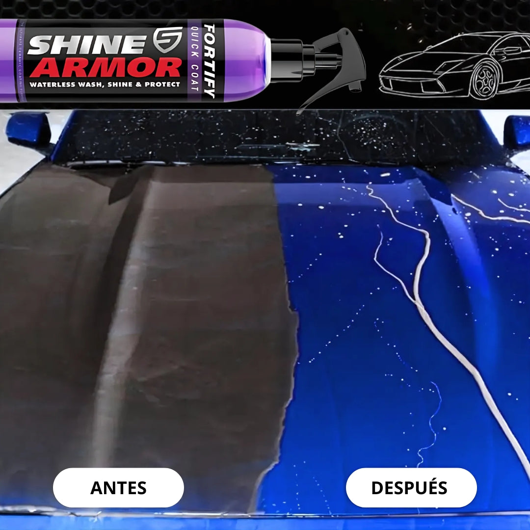 Spray Protector Nanotecnológico con Brillo Espejo para Autos – Efecto Profesional sin Pulidora *Envió Gratis*